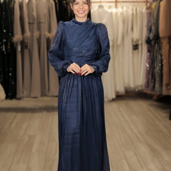 Fiora Dress - Dunkelblau