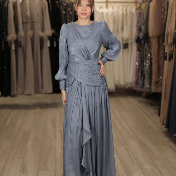 Liora Dress - Grau