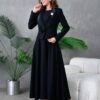 Kleid Set-Schwarz-Nlife