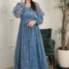 Atemberaubendes Abendoutfit Blue