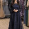 Atemberaubendes Abendoutfit Darkblue