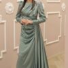 Ewige Reinheit Abaya Minzgrün