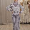 Auffälliger Stil – Elegantes bedecktes Kleid
