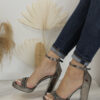 Elegante Silberne High Heels