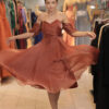 Sweet Orange Dress