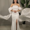 Flamme Dress – Weiß