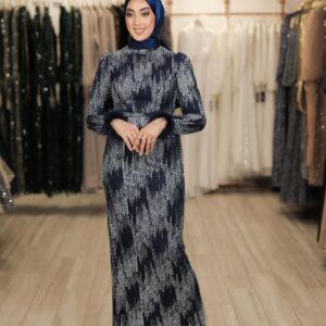 Zehra Dress - Dunkelblau